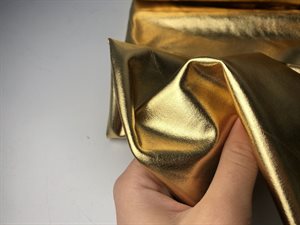 Sport / danse stof - metallic guld, kommer igen slut juni